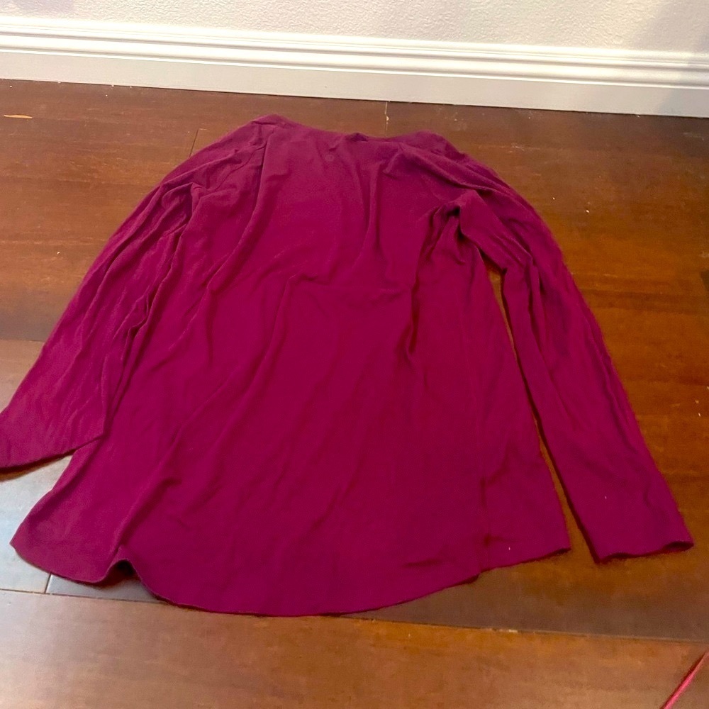 guc lululemon merlot/cranberry/Burgundy/maroon Long Sleeve Top